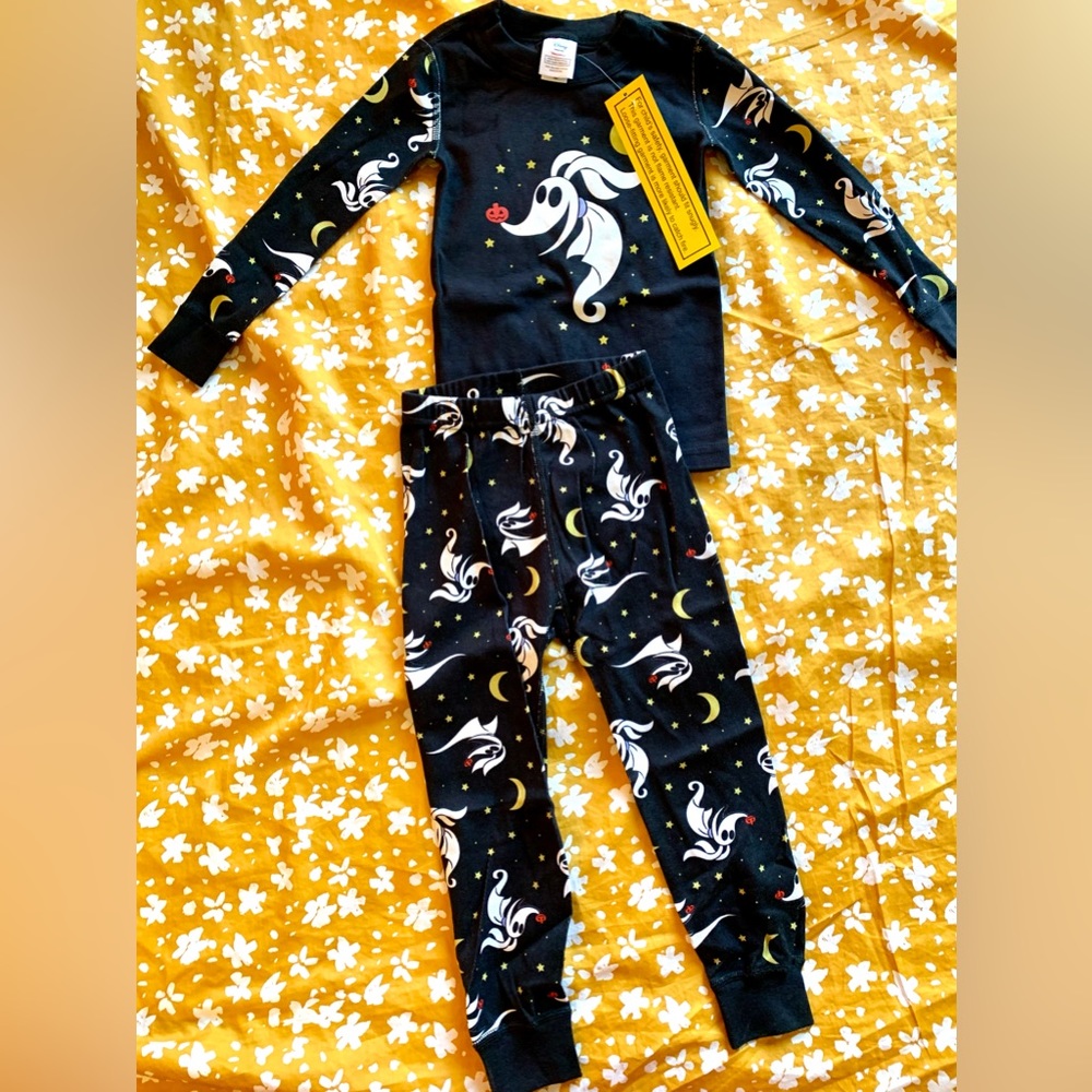 Hanna Andersson New NWT Nightmare Before Christmas Halloween Pajama Set Zero Dog